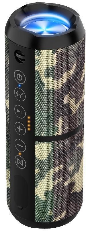 Portronics Breeze II 20W POR-698 Bluetooth 4.2 Portable Stereo Speaker with TWS, Micro SD Card, Aux in, Water Resistant, 2000mAh Battery, Black